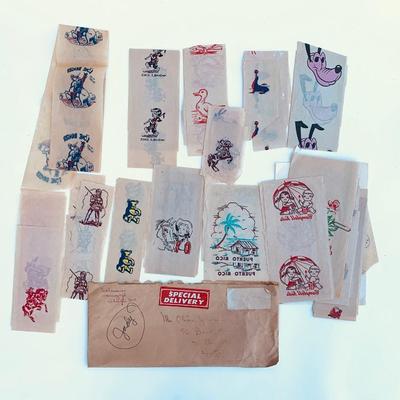 Vtg. iron on transfers 