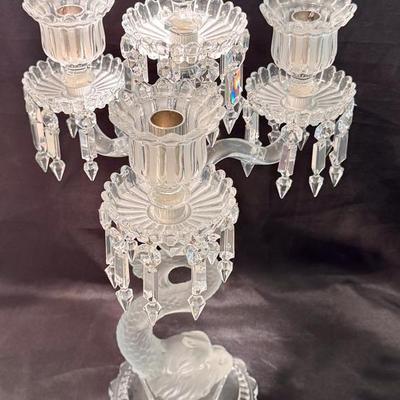 Vintage-Style Crystal Candelabrum #2