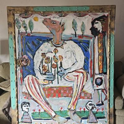 "Being Here" Painting by Phillip Duerdoth O/C 60x48