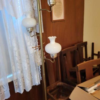 Mid century pole lamp