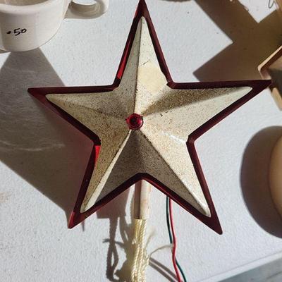 Vintage tin christmas light