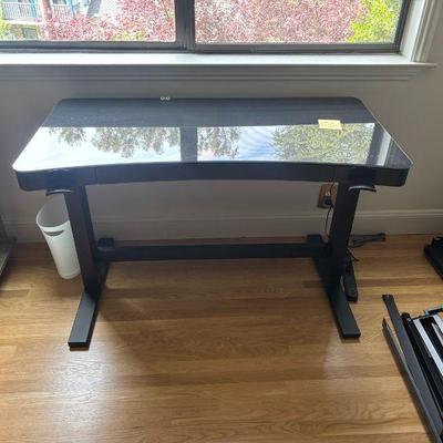 Glass Electric Standing Desk