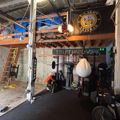 Entire high end exercise equipment lots of holiday decor
