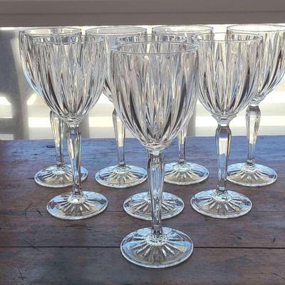 Set of 8 Water/Wine Goblets