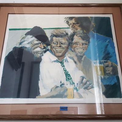 Aldo Luongo "Hawk And Brothers" Hand Signed Lithograph 143/200