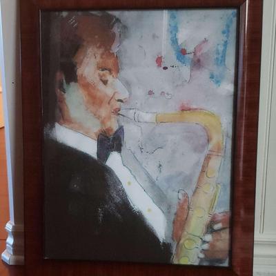 Jazz Inspired Framed Art