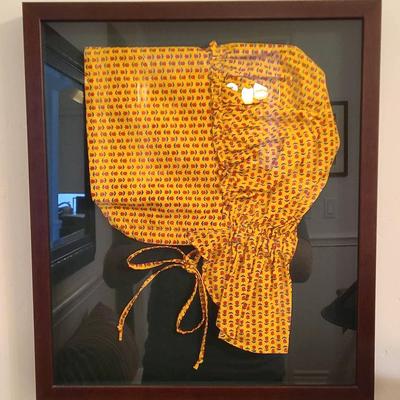 Framed Shadow Box With Bonnet