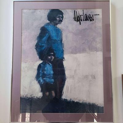 "Father And Son - Tiempos Viejos" Print By Aldo Luongo 
