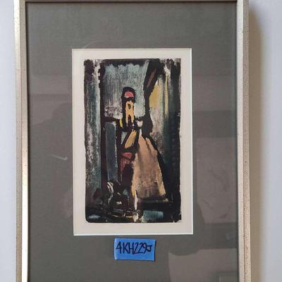 "Carnets de Guilbert" By Georges Rouault 33/130 Framed Etching