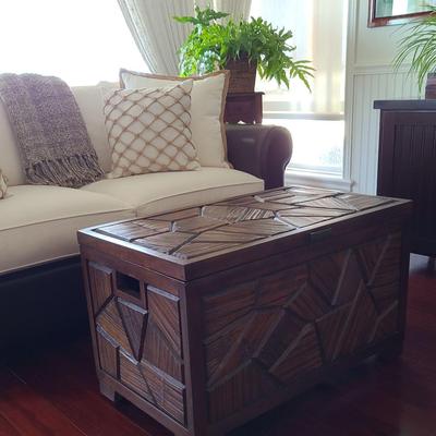 Chunky Trunk-y Coffee Table With Storage