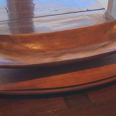 Dansk Staved Teak Serving Tray 