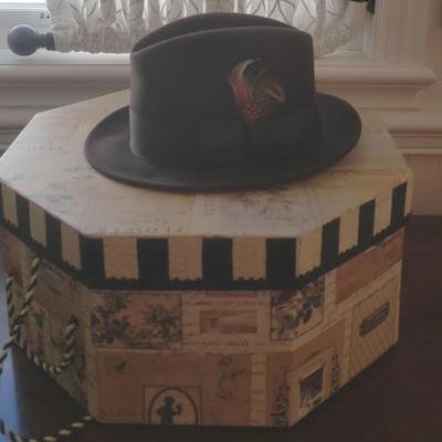 Golden Gate Hat Company Brown Felt Fedora Size 6 7/8