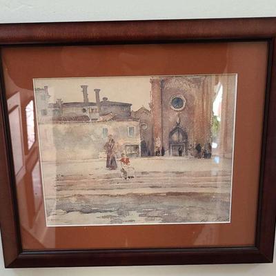 "Piazza Venice" By John Singer Sargent Print