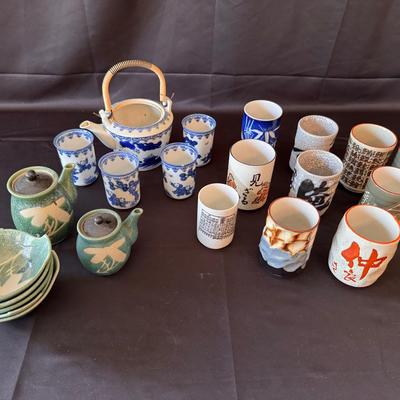 Lot 220: Japanese Pinch Cups Plus Other Tea Sets