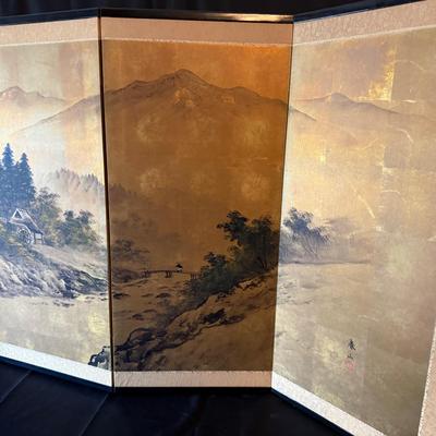 Lot 514: Large 4 Panel Painting