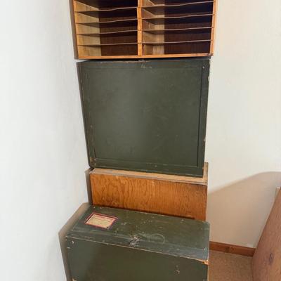 Lot 505: Four Multi Slot Literature Organizers