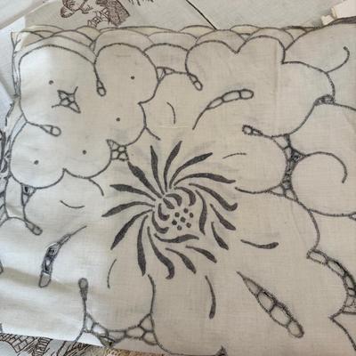 Lot 501: Table Clothes, Runner, And Place Settings