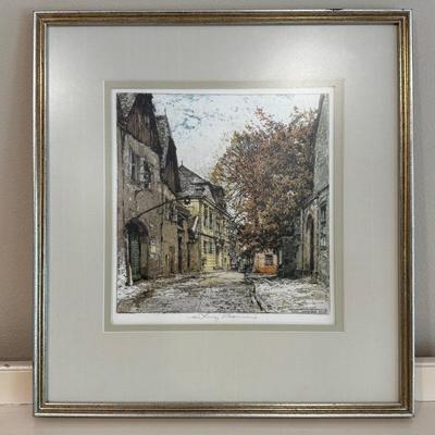 Luigi Kasimir Etching Pencil Signed 