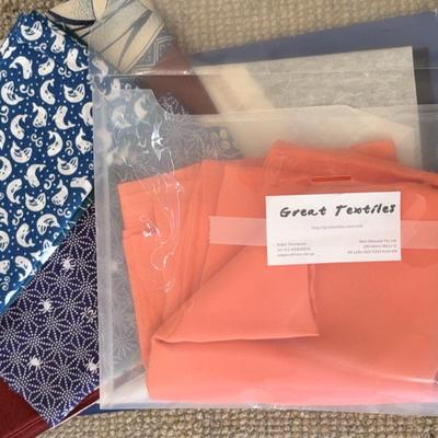 Asian Inspired Fabric Textiles & Other 