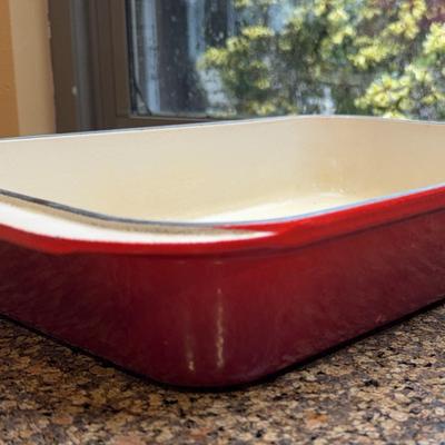 Le Creuset  Red Vintage Baking Pan