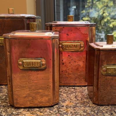 Copper Cannisters 