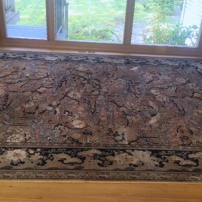 M.J. Whittal Anglo Persian Rug "Bird of Paradise"