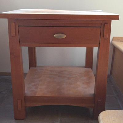 Riverside Handcrafted End Table 