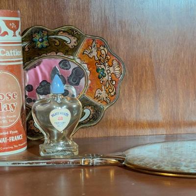Vintage Blue Waltz Perfume Bottle  1950s,