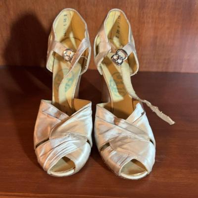 Vintage Margo Satin Shoes