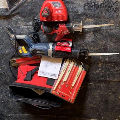 Milwaukee And Chicago Electric  Reciprocating Saws