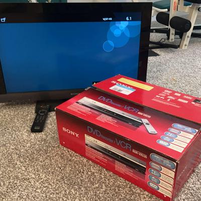 SONY Bravia 36” TV And SONY DVD Recorder/VCR