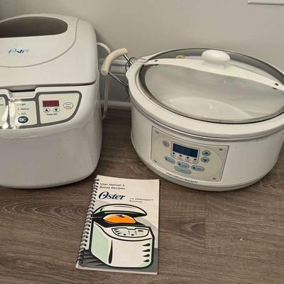 Oster Bread Maker And Hamilton Beach Slow Cooker 