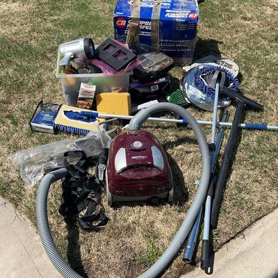 Car Cleaning Essentials Featuring Pressure Washer