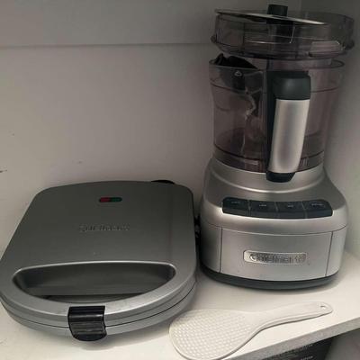 Cuisinart 8 Cup Food Processor And Sandwich Maker 