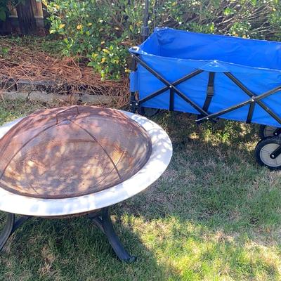 Fire Pit And Academy Rolling Utility Cart