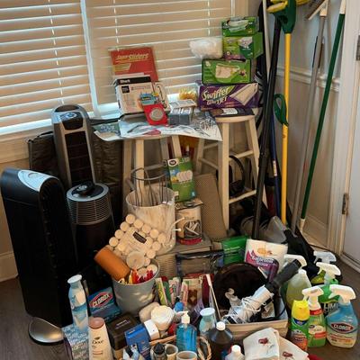 Household & Cleaning Supplies Plus Space Heaters And Fans 