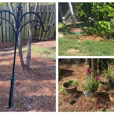 Shepperds Hook And Planters 