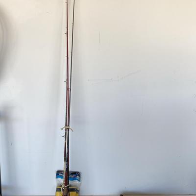 Three Fishing Rods Featuring Allstar & Berkeley with Other Reels and Accessories