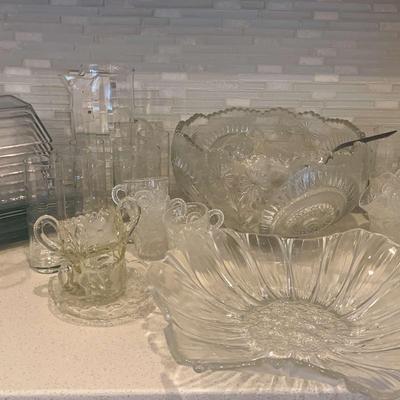 Collection of Glass Bowls and Cups