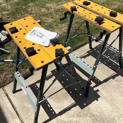 Pair of Foldable Workbenches by General