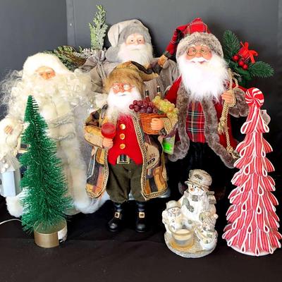 Collection Of Santa Clauses 