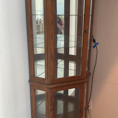 Corner Curio Cabinet
