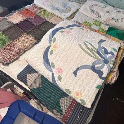 Vintage Hand Made Quilts