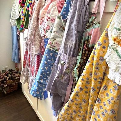 Hand made treasured aprons. Granny Grandma Chic