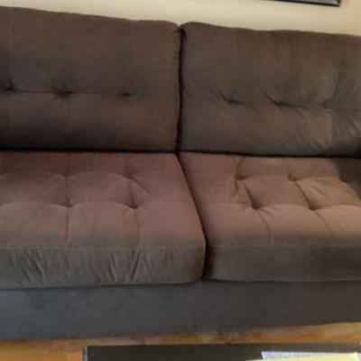Brown sofa