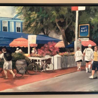 Wall art coastal scene