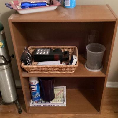 2 shelf bookcase
