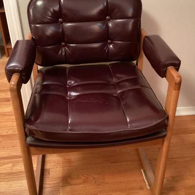 Mid century modern office arm chair