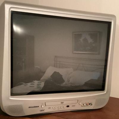 Small silver sylvania box tv