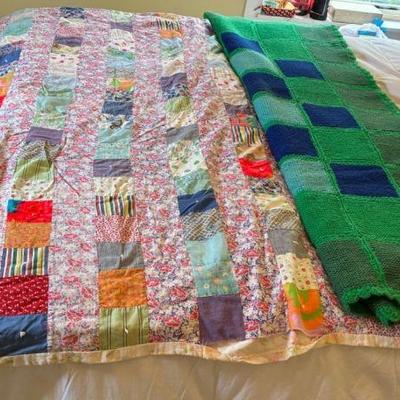 Afghan blanket and lap quilt for repair